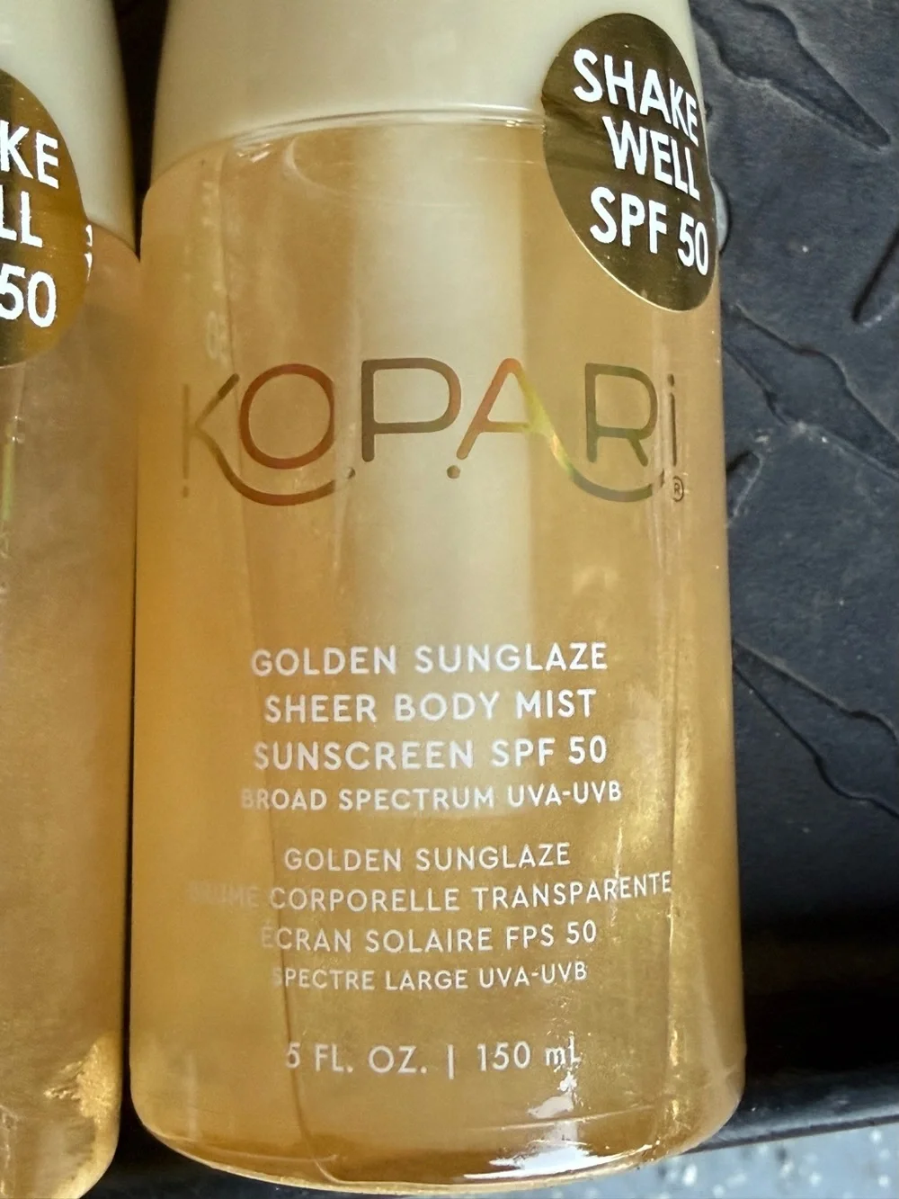 2 PACK Kopari Golden Sunglaze Sheer Body Mist SPF 50 Sunscreen 5oz NEW SEALED
